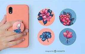 Image result for Rose Gold Floral Popsocket