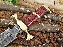 Image result for Knife Hilt Green Yellow Red Pattern Old Timer
