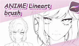 Image result for Anime Line Art Brushes Photoshop