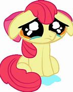 Image result for My Little Pony Apple Bloom Sad