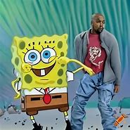 Image result for Kanye West and Spongebob