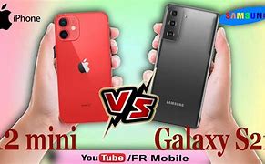 Image result for iPhone 12 Mini vs Samsung S21