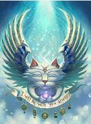 Image result for Angel Cat Art