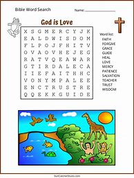 Image result for Free Printable Bible Word Search Puzzles