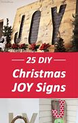 Image result for DIY Christmas Joy Signs