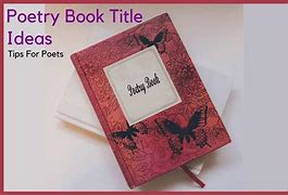 Image result for Poetry Book Titles