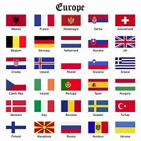 Image result for European Flags of the World