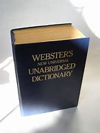 Image result for Webster's Unabridged Dictionary