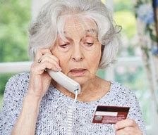 Image result for Old Person On the Phone