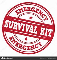 Image result for Emergency Survival Kit Sign