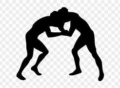 Image result for Wrestling Silhouette Black and White