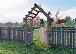 Image result for Arbor with Gate Plans