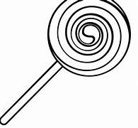 Image result for Lollipop Clip Art Black and White