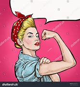 Image result for We Can Do It Feminist Cartoon