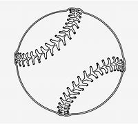 Image result for Half Baseball ClipArt SVG