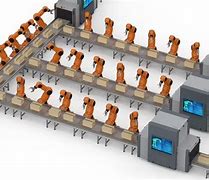 Image result for Robot Assembly Line Ideal Layout