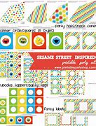 Image result for Sesame Street Party Printables
