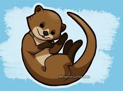 Image result for Chibi Otter Drawing