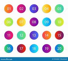 Image result for Number Icons 1-20