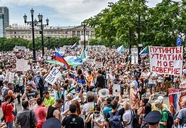 Image result for Protests in Russia Today