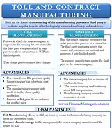 Image result for Contract Manufacturing Advantage Disadvantage