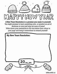 Image result for New Year Resolutions Kids Activities