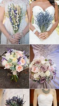 Image result for Wedding Bouquet Lavender and Gold