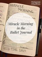 Image result for Bullet Journal Miracle Morning