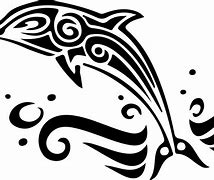 Image result for Tribal Dolphin Clip Art