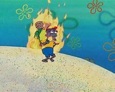 Image result for Spongebob Fish On Fire Meme