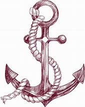 Image result for Navy Anchor with Rope