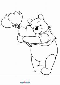 Image result for Winnie the Pooh Valentine Coloring Pages