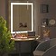Image result for Backlit Mirror with TV