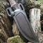 Image result for Damascus Recurve Bowie Knife