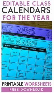 Image result for March and April Calendar