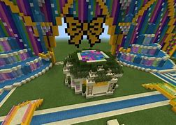 Image result for Pink Waterfall Minecraft Aesthetic