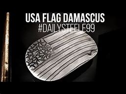 Image result for Flag Pattern Damascus Steel