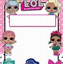 Image result for LOL Doll Temlate