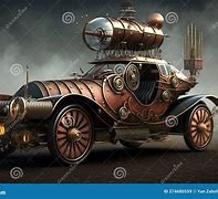 Image result for Steampunk Car Concept Art