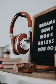 Image result for Sharper Image Headphones Wood