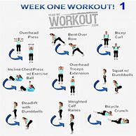 Image result for 1 Week Exercise Plan