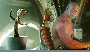 Image result for Drax and Baby Groot