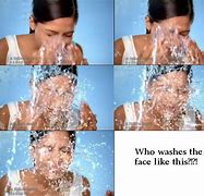 Image result for Washing Face Meme