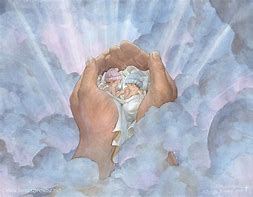 Image result for Twin Babies in Arms of an Angel
