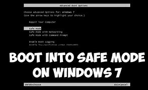 Image result for Windows 7 Safe Mode