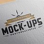 Image result for Paper Piece Logo Mock-Up PSD