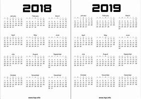 Image result for 2018 2019 Year Calendar Printable