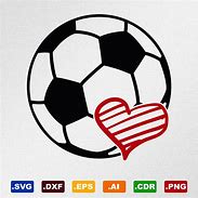 Image result for Soccer Ball Heart Shape
