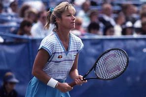 Image result for Chris Evert Playing Tennis