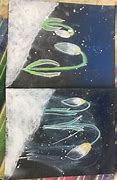 Image result for Snowdrop Chalk Pastel Art